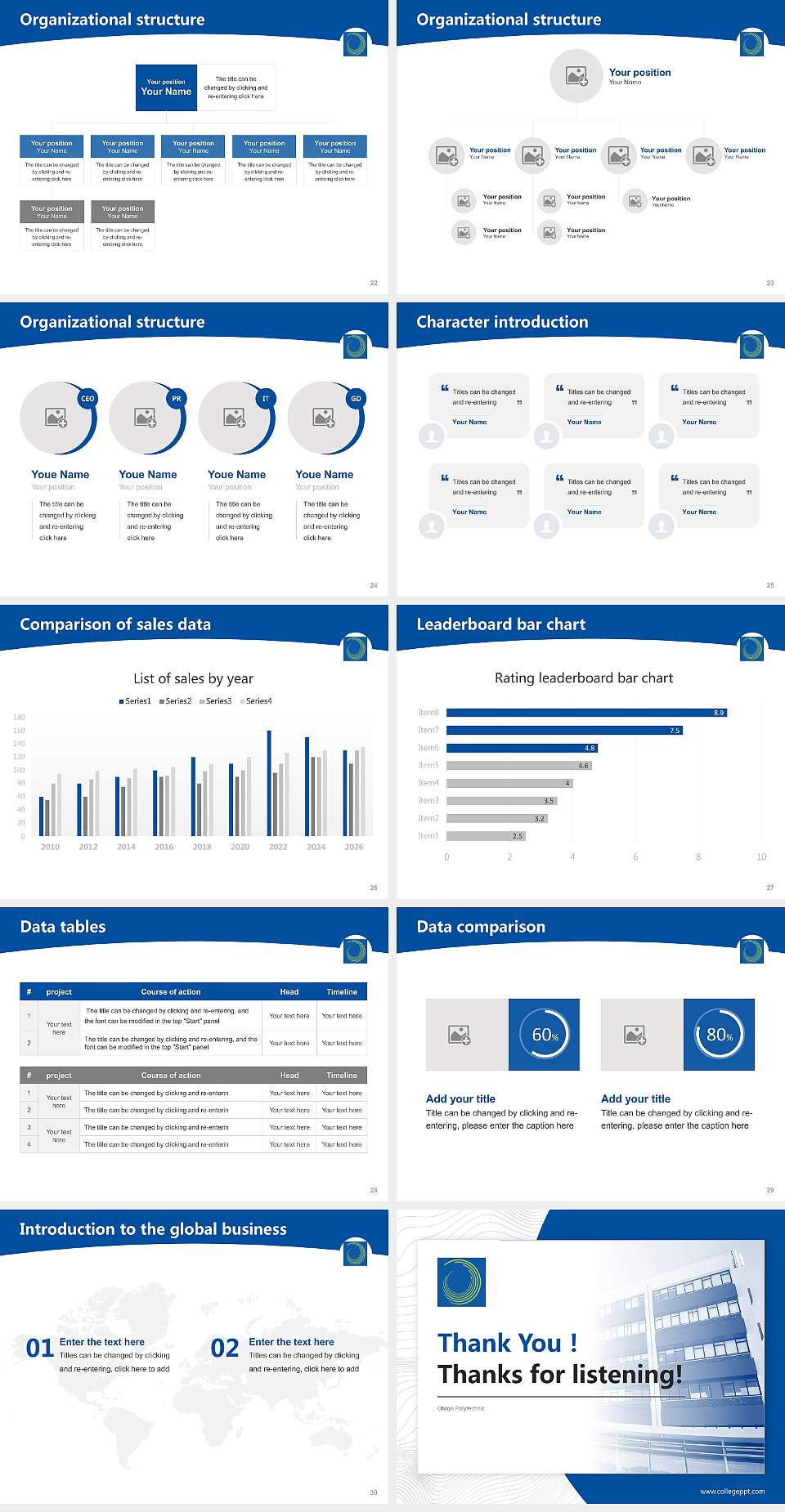 Otago Polytechnic Academic Presentation/Research Findings Report PPT Template4:3 ratio PPT effect preview image4
