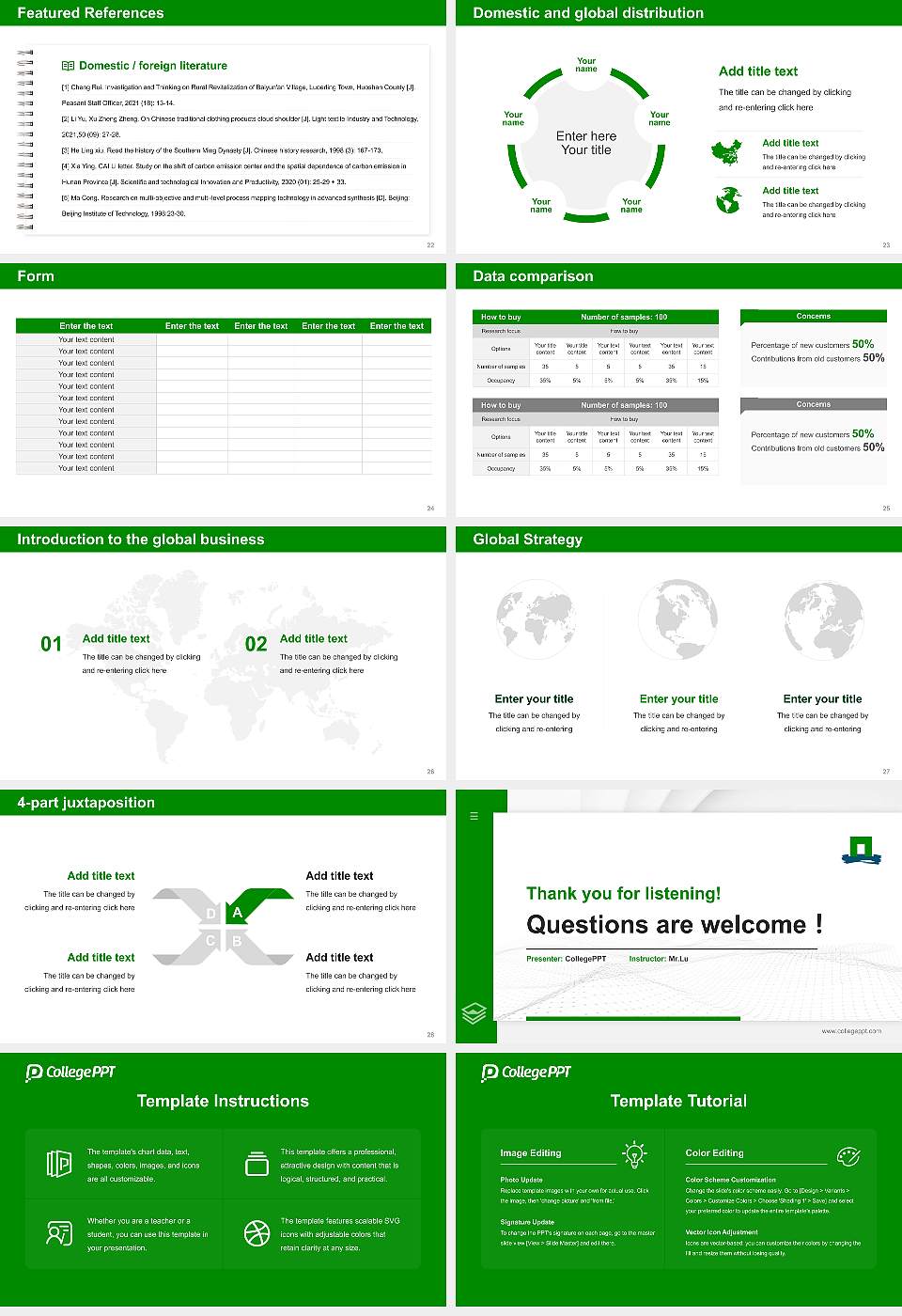 Wageningen University & Research Thesis Proposal/Graduation Defense PPT Template16:9 ratio PPT effect preview image4