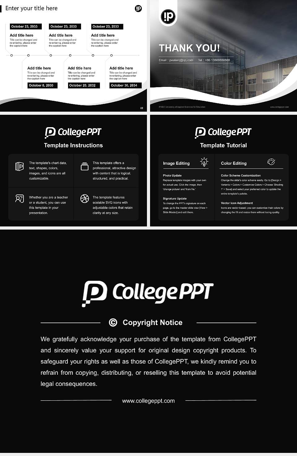 IPABO University of Applied Sciences for Education Lecture Sharing and Networking Event PPT Template4:3 ratio PPT effect preview image4