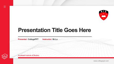 Auckland Institute of Studies Thesis Proposal/Graduation Defense PPT Template
