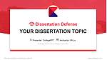 De Kempel Teacher Training College Graduation Thesis Defense PPT Template