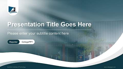 Southern Institute of Technology Lecture Sharing and Networking Event PPT Template