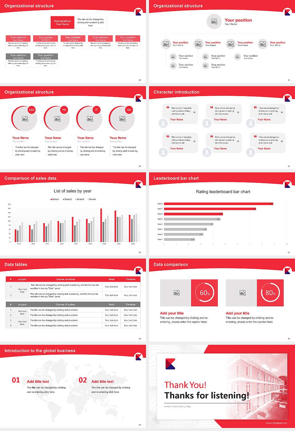 De Kempel Teacher Training College Academic Presentation/Research Findings Report PPT Template16:9 ratio PPT effect preview image4