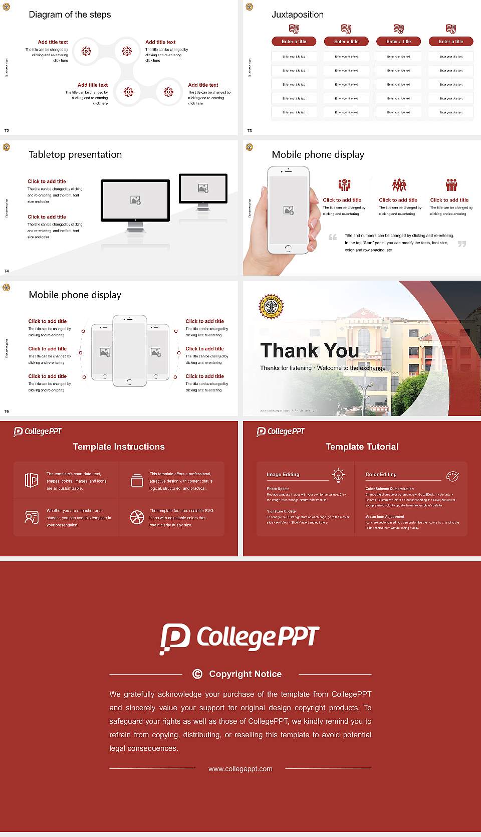 AIPH University Competition/Entrepreneurship Contest PPT Template16:9 ratio PPT effect preview image9