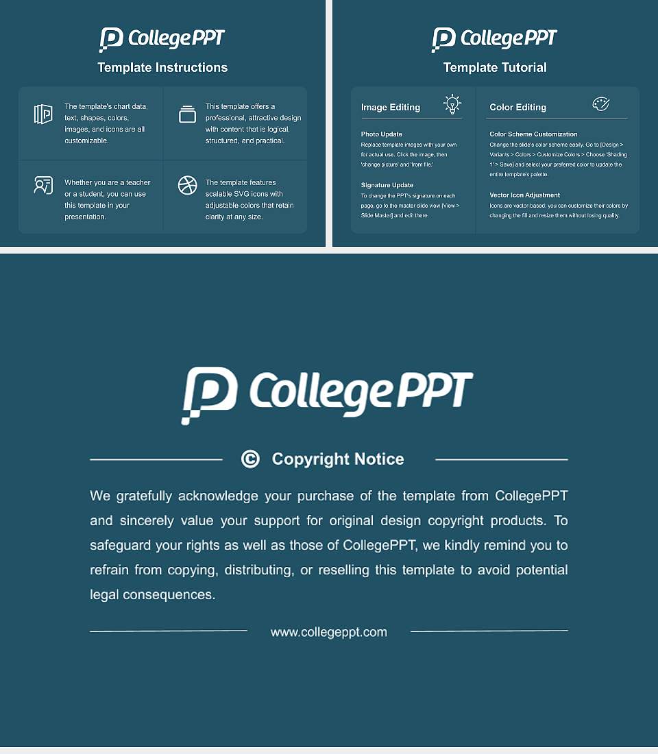 Atlantic Technological University Course/Courseware Creation PPT Template4:3 ratio PPT effect preview image5