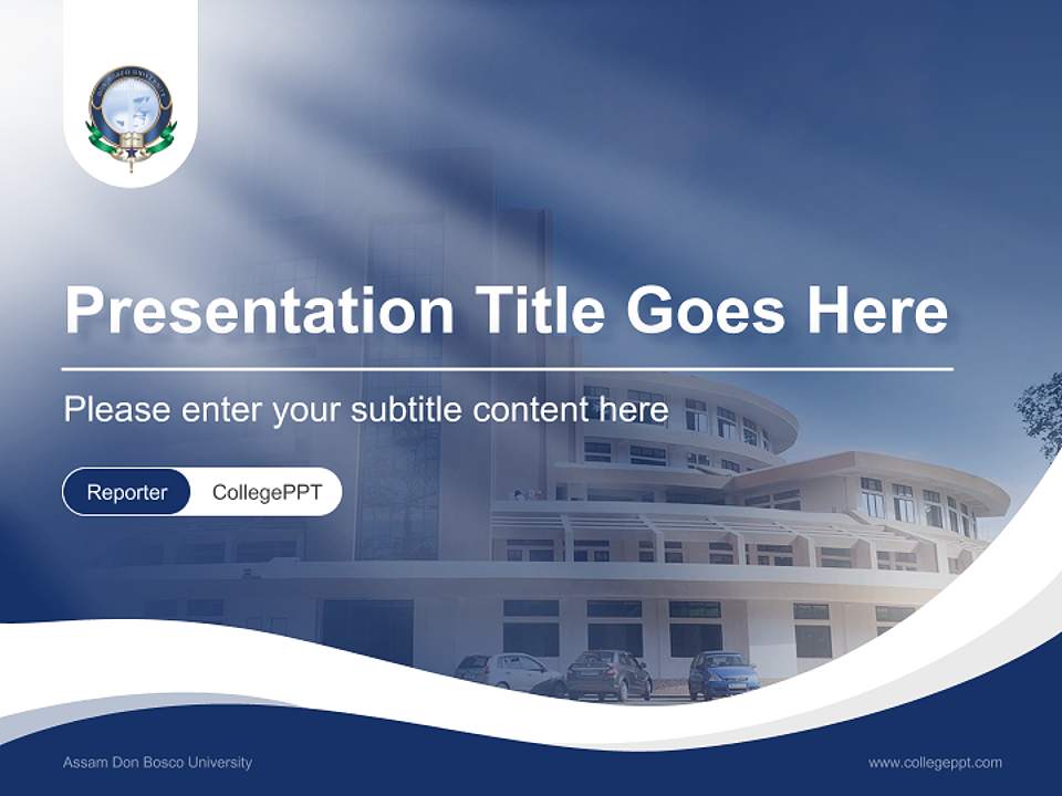 Assam Don Bosco University Lecture Sharing and Networking Event PPT Template4:3 ratio PPT effect preview image4