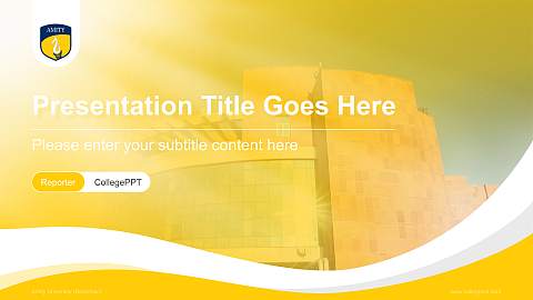 Amity University (Rajasthan) Lecture Sharing and Networking Event PPT Template
