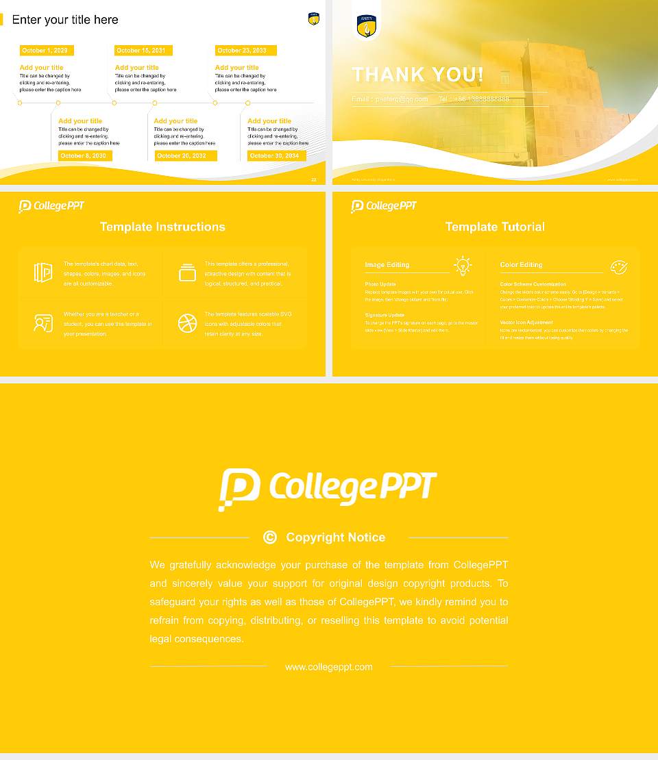 Amity University (Rajasthan) Lecture Sharing and Networking Event PPT Template16:9 ratio PPT effect preview image4
