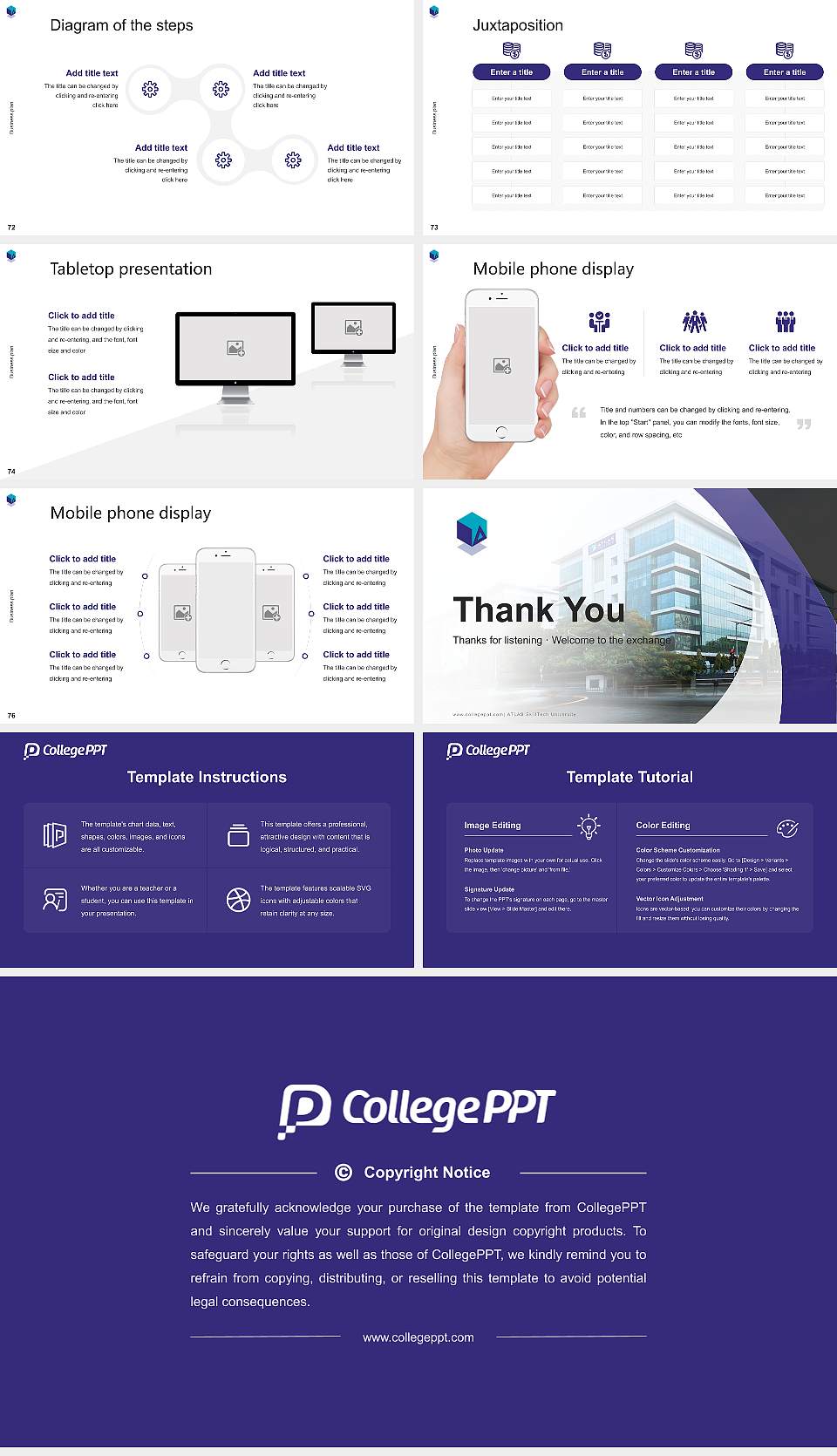 ATLAS SkillTech University Competition/Entrepreneurship Contest PPT Template16:9 ratio PPT effect preview image9