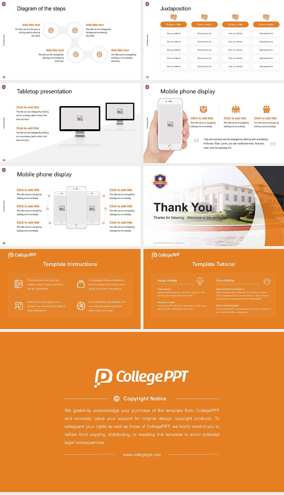 Arni University Competition/Entrepreneurship Contest PPT Template16:9 ratio PPT effect preview image9