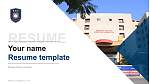 Bhagwan Mahavir University Resume PPT Template