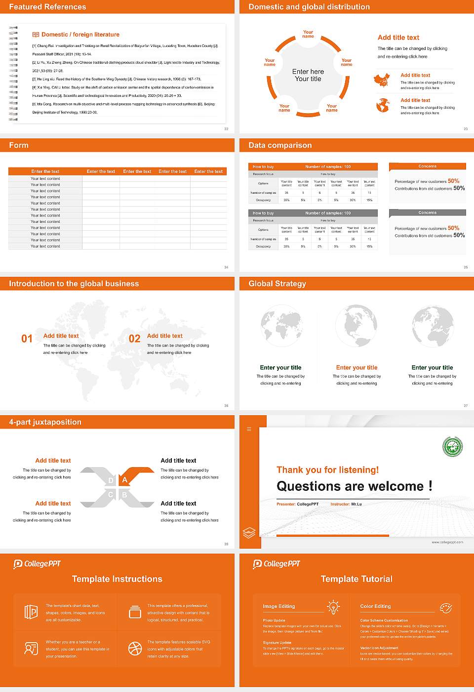 Chandra Shekhar Azad University of Agriculture & Technology Thesis Proposal/Graduation Defense PPT Template16:9 ratio PPT effect preview image4