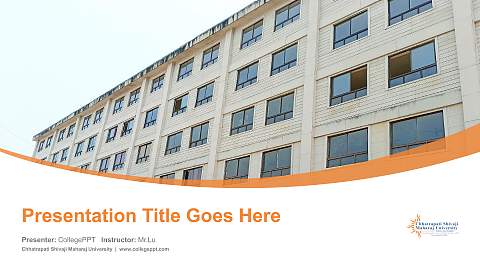 Chhatrapati Shivaji Maharaj University Course/Courseware Creation PPT Template