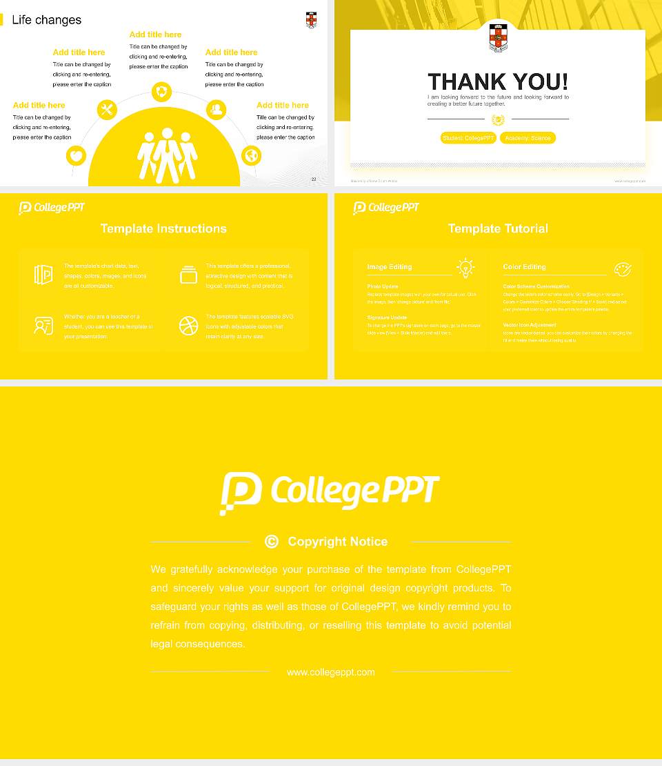 University of New South Wales National Scholarship Defense PPT Template16:9 ratio PPT effect preview image4