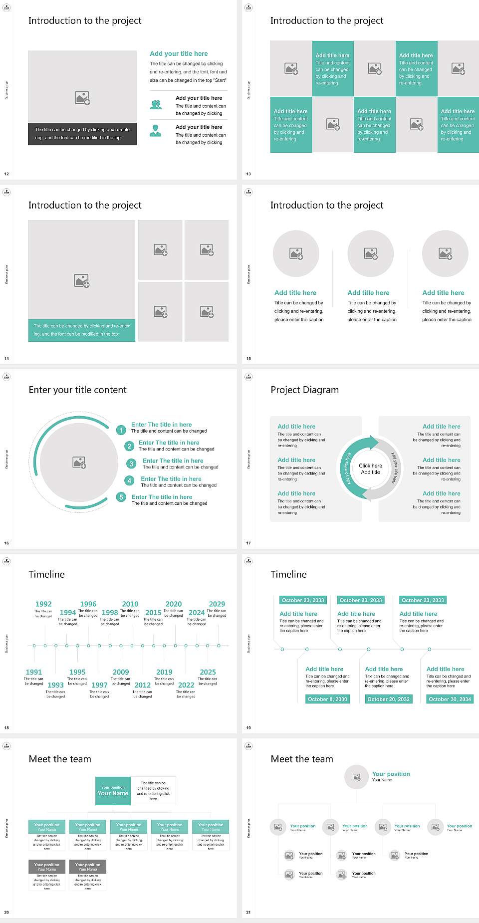 Deakin University Competition/Entrepreneurship Contest PPT Template4:3 ratio PPT effect preview image3