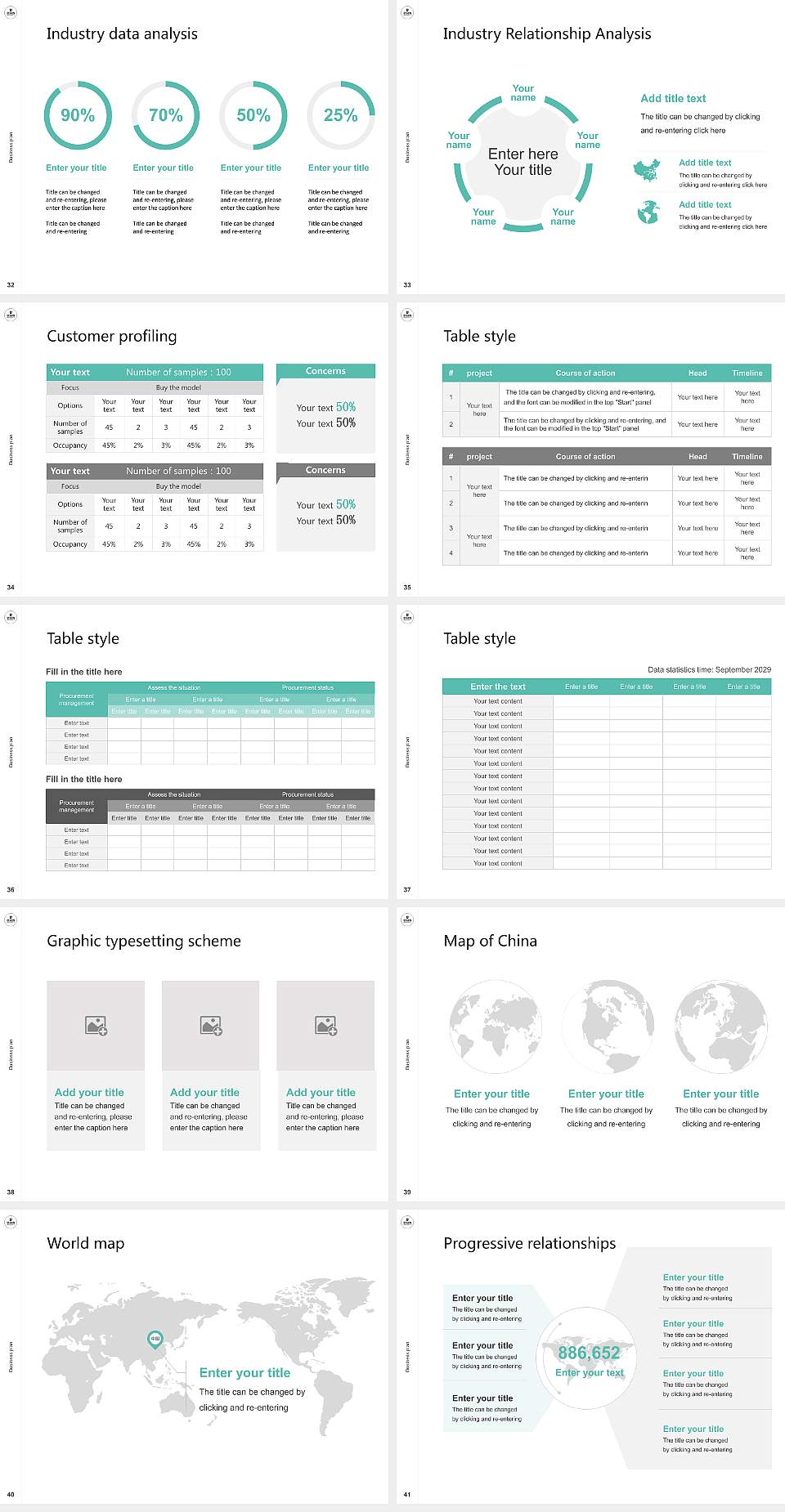 Deakin University Competition/Entrepreneurship Contest PPT Template4:3 ratio PPT effect preview image5