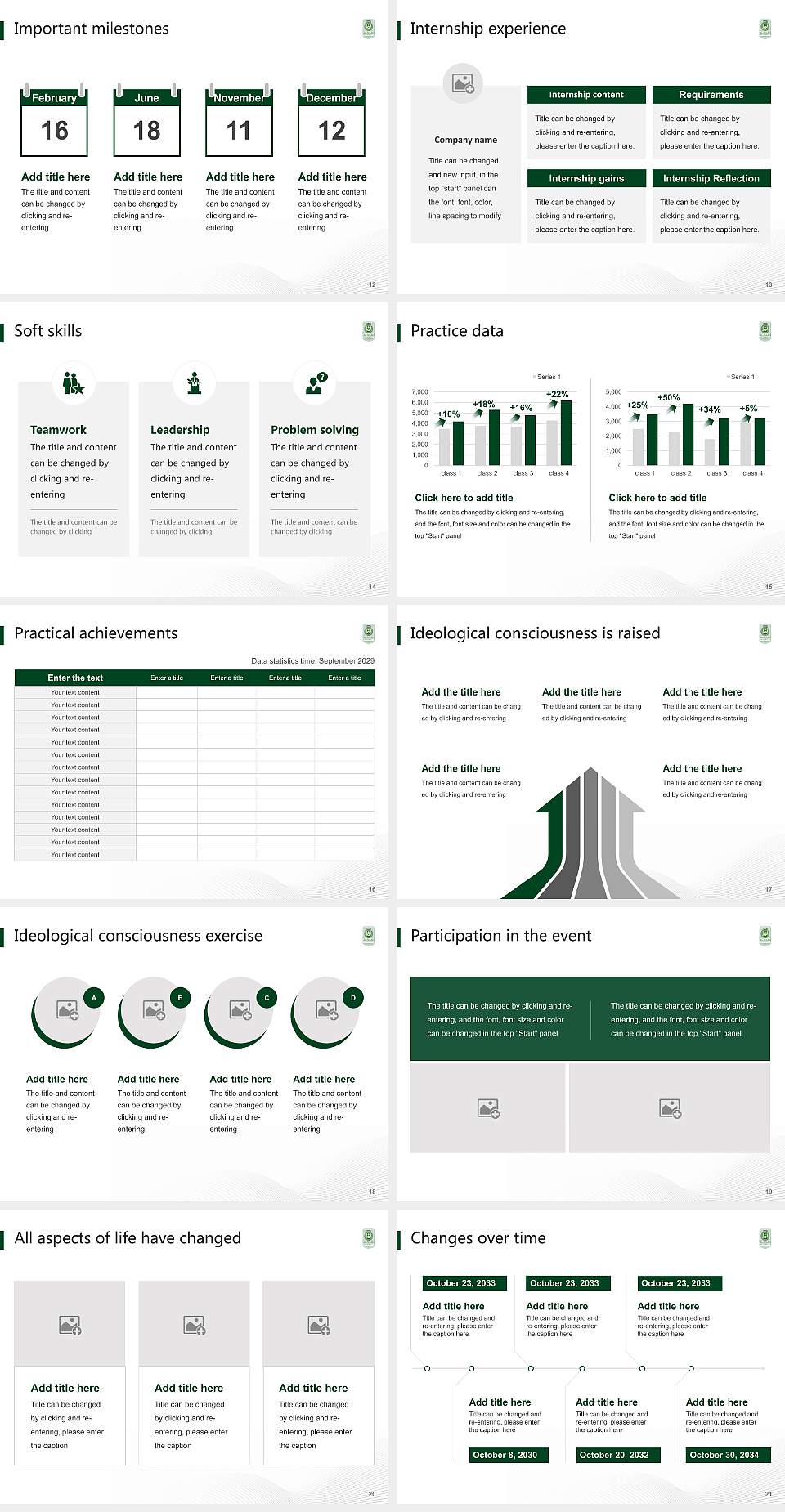Al-Falah University National Scholarship Defense PPT Template4:3 ratio PPT effect preview image3