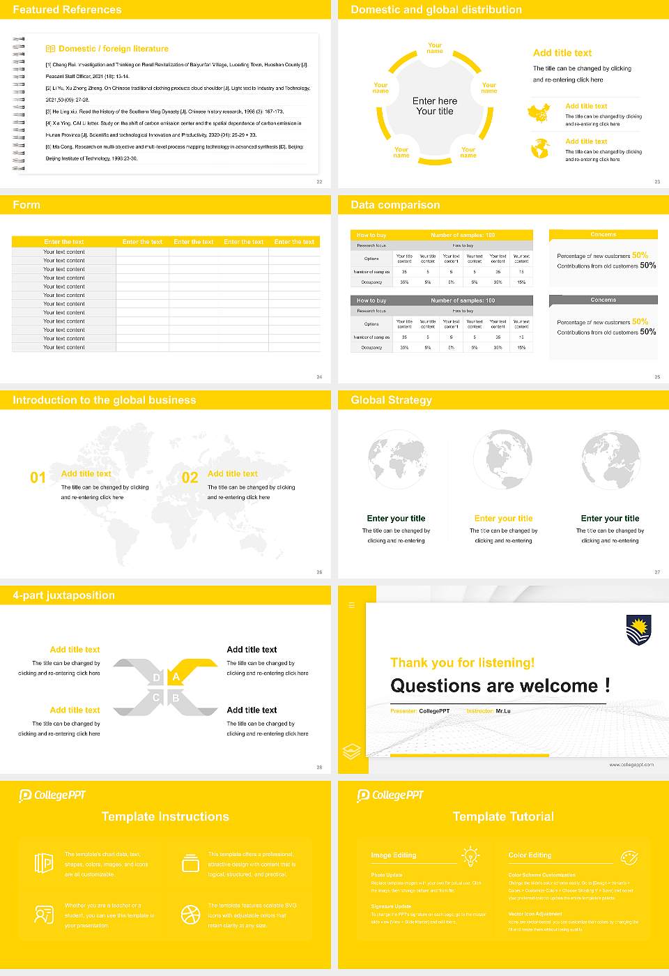 Flinders University Thesis Proposal/Graduation Defense PPT Template16:9 ratio PPT effect preview image4