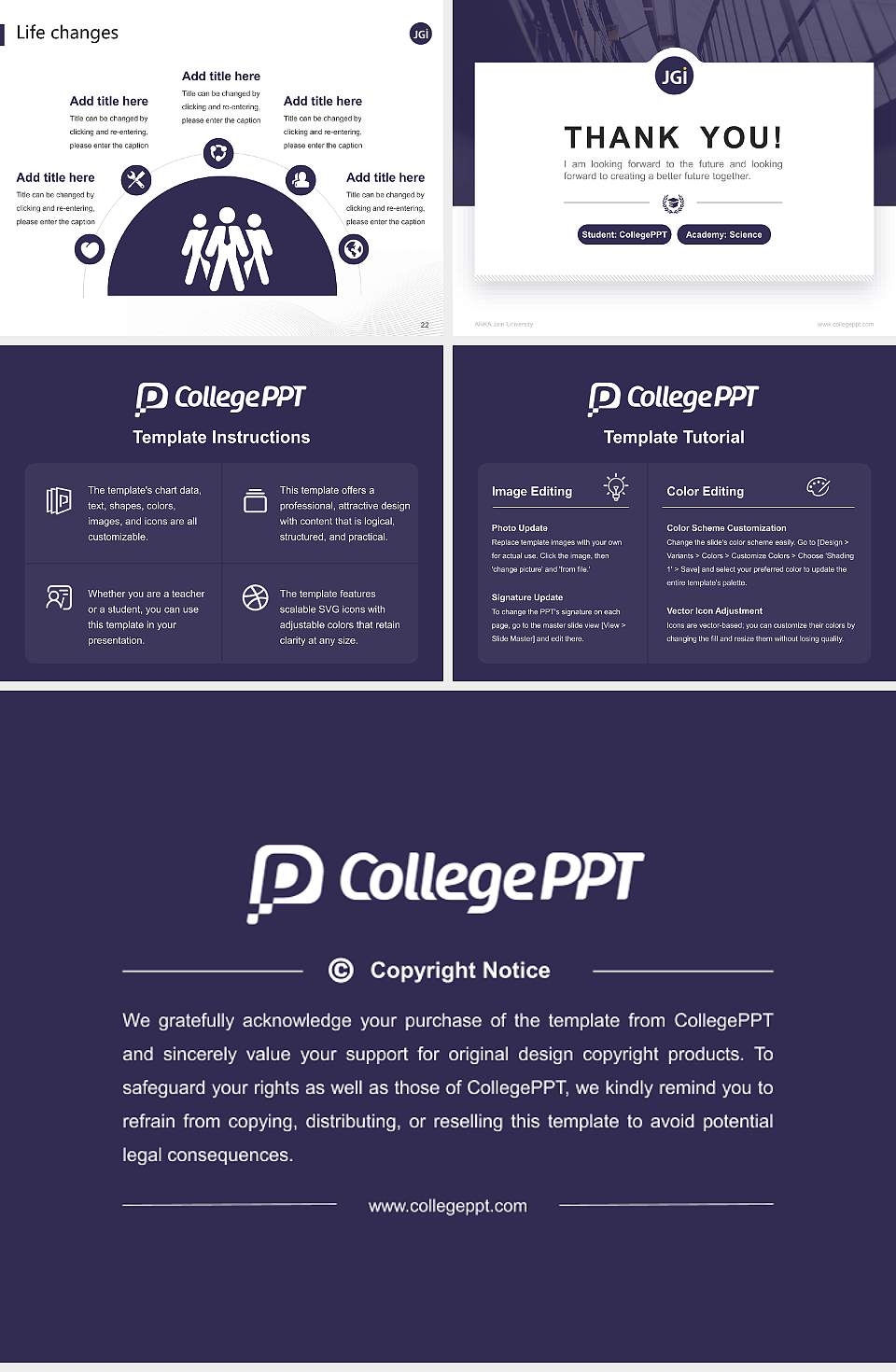ARKA Jain University National Scholarship Defense PPT Template4:3 ratio PPT effect preview image4