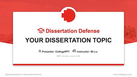 RMIT University Graduation Thesis Defense PPT Template