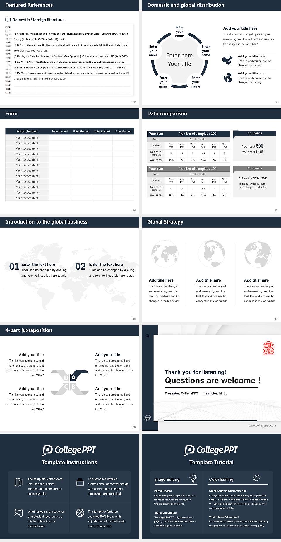 Cochin University of Science & Technology Thesis Proposal/Graduation Defense PPT Template4:3 ratio PPT effect preview image4