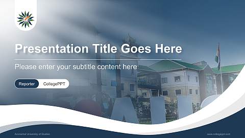 Arunachal University of Studies Lecture Sharing and Networking Event PPT Template