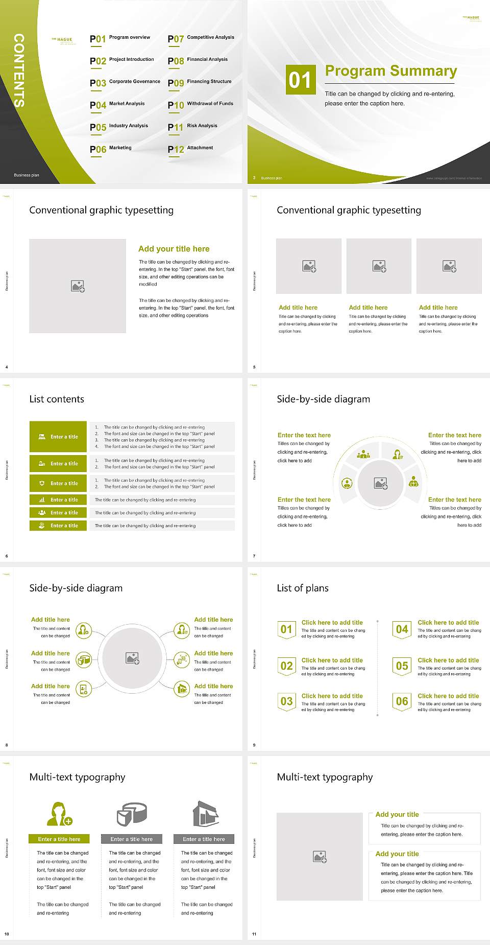 The Hague University of Applied Sciences Competition/Entrepreneurship Contest PPT Template4:3 ratio PPT effect preview image2