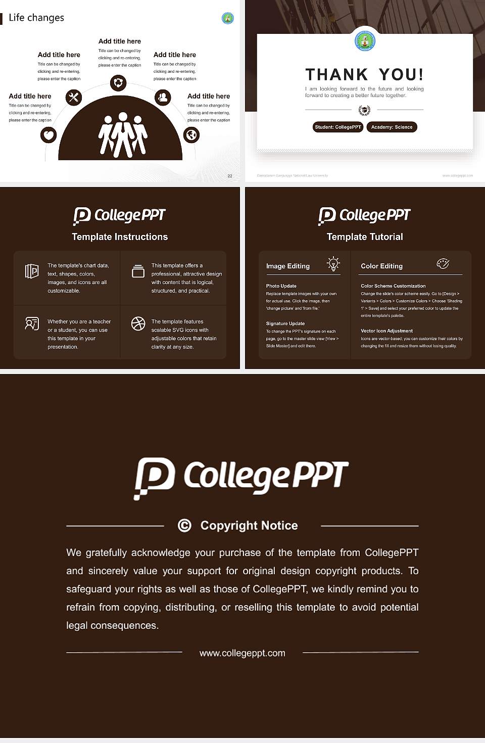 Damodaram Sanjivayya National Law University National Scholarship Defense PPT Template4:3 ratio PPT effect preview image4