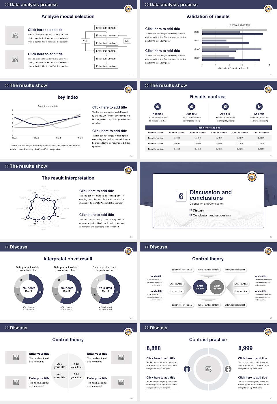 AURO University of Hospitality and Management Graduation Thesis Defense PPT Template16:9 ratio PPT effect preview image5