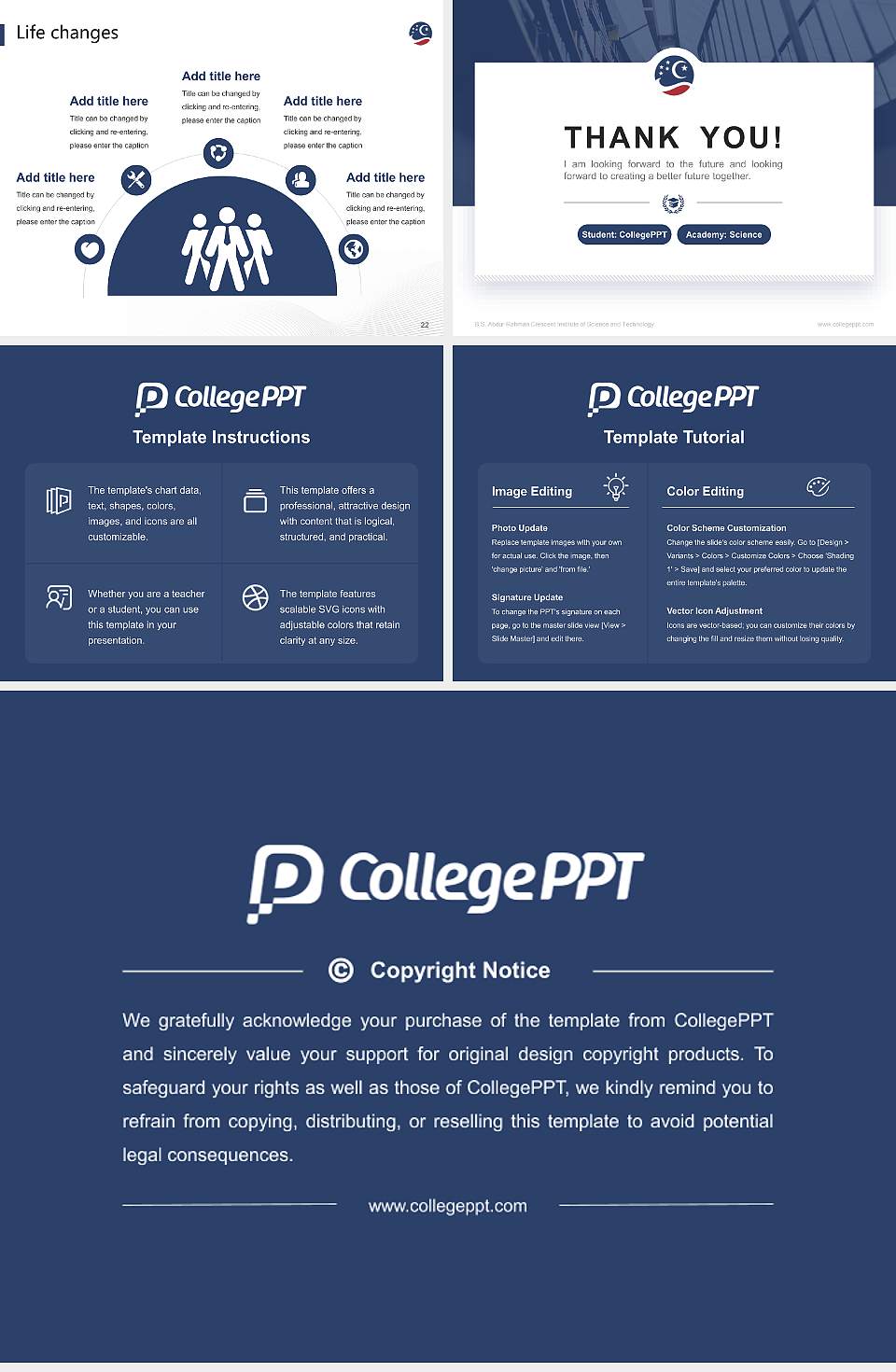 B.S. Abdur Rahman Crescent Institute of Science and Technology National Scholarship Defense PPT Template4:3 ratio PPT effect preview image4