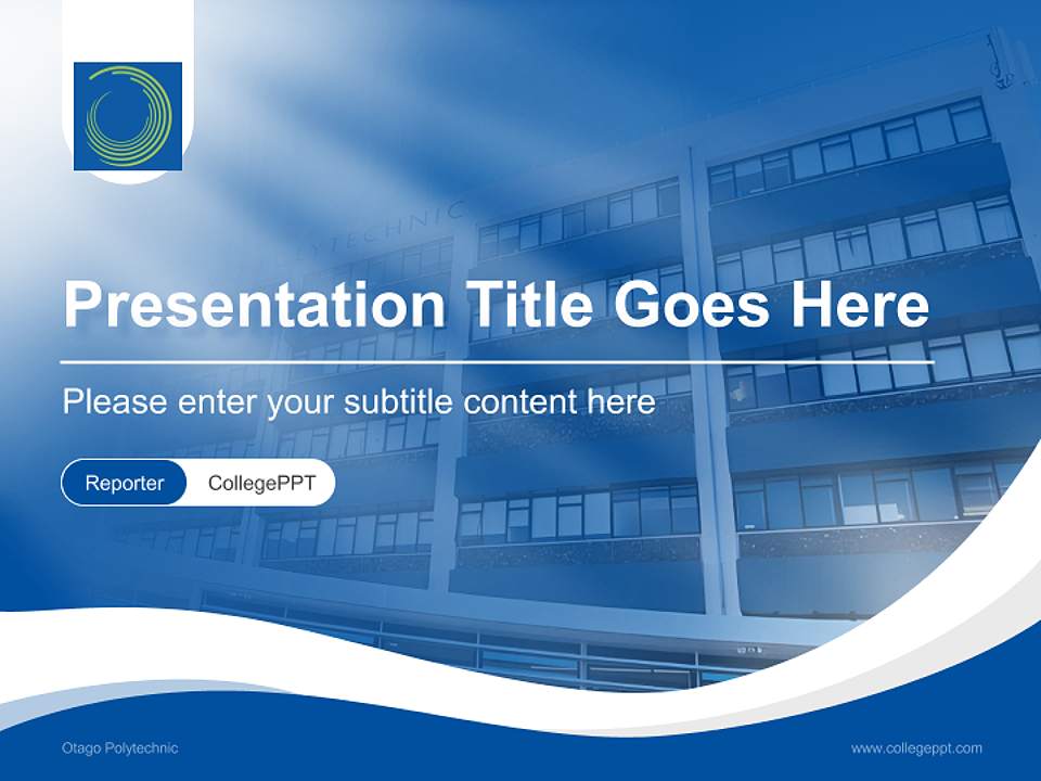 Otago Polytechnic Lecture Sharing and Networking Event PPT Template4:3 ratio PPT effect preview image4