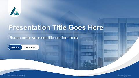Ara Institute of Canterbury Lecture Sharing and Networking Event PPT Template