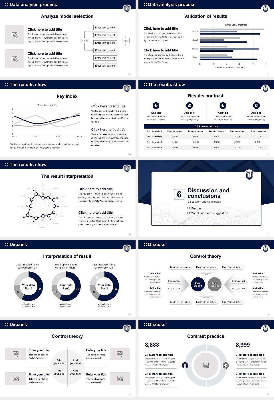 University of Wollongong Graduation Thesis Defense PPT Template16:9 ratio PPT effect preview image5