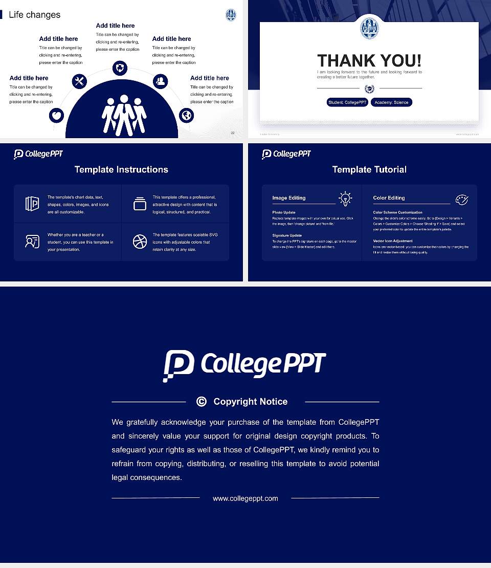 Leiden University National Scholarship Defense PPT Template16:9 ratio PPT effect preview image4