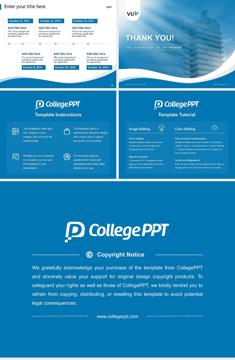 Vrije Universiteit Amsterdam Lecture Sharing and Networking Event PPT Template4:3 ratio PPT effect preview image4