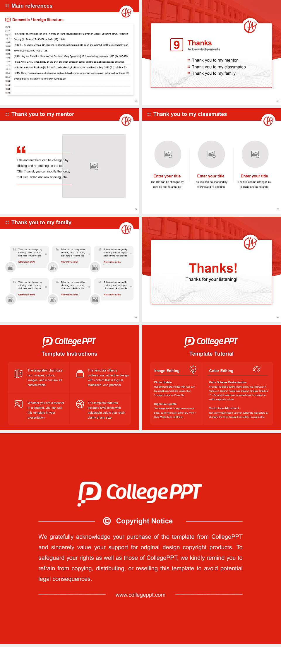 Hotelschool The Hague Graduation Thesis Defense PPT Template4:3 ratio PPT effect preview image7