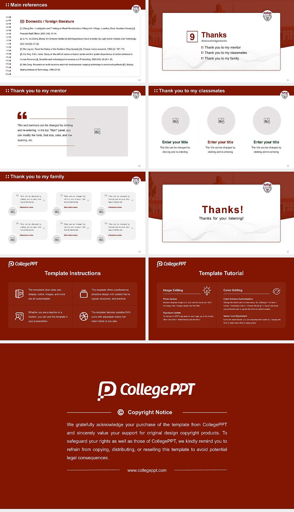 Berhampur University Graduation Thesis Defense PPT Template16:9 ratio PPT effect preview image7