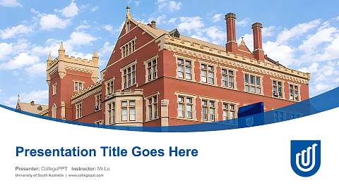 University of South Australia Course/Courseware Creation PPT Template