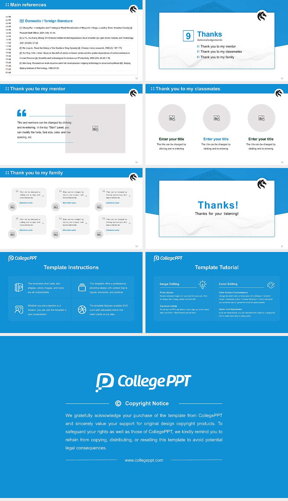 The University of Newcastle Graduation Thesis Defense PPT Template16:9 ratio PPT effect preview image7