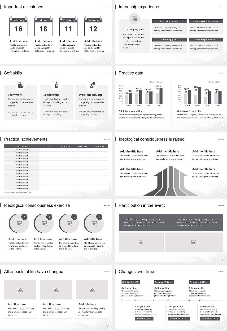 University of Twente National Scholarship Defense PPT Template16:9 ratio PPT effect preview image3