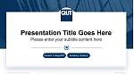 Queensland University of Technology National Scholarship Defense PPT Template