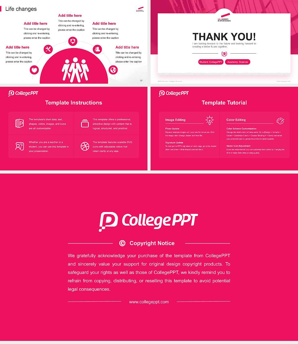 HAN University of Applied Sciences National Scholarship Defense PPT Template16:9 ratio PPT effect preview image4