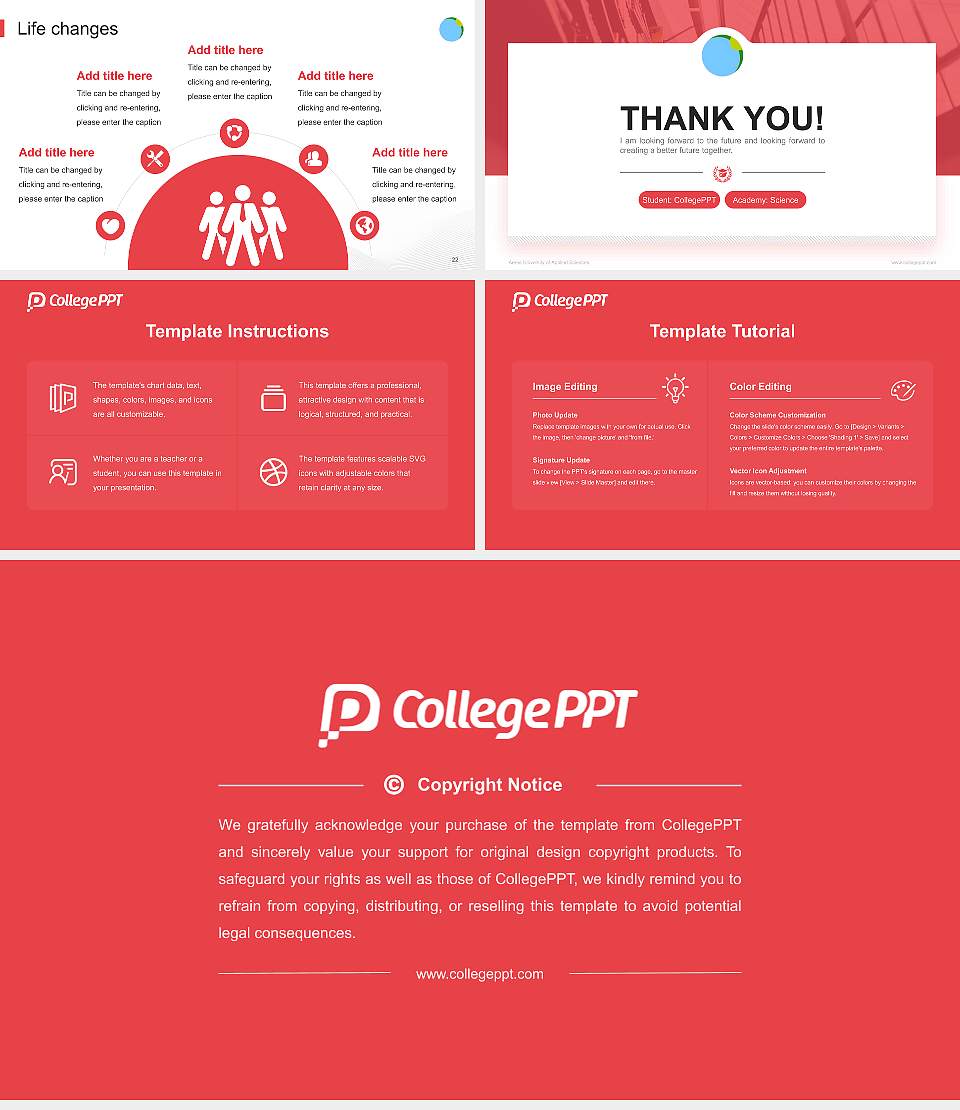 Aeres University of Applied Sciences National Scholarship Defense PPT Template16:9 ratio PPT effect preview image4