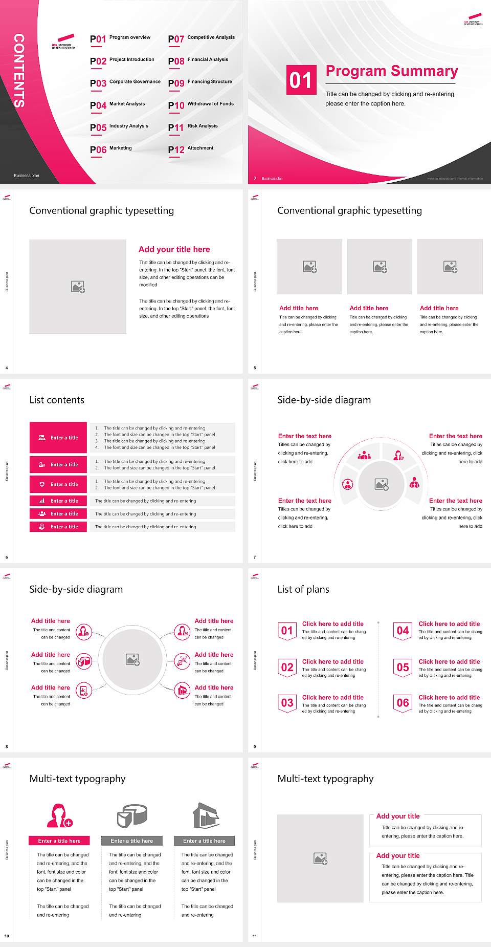 HAN University of Applied Sciences Competition/Entrepreneurship Contest PPT Template4:3 ratio PPT effect preview image2