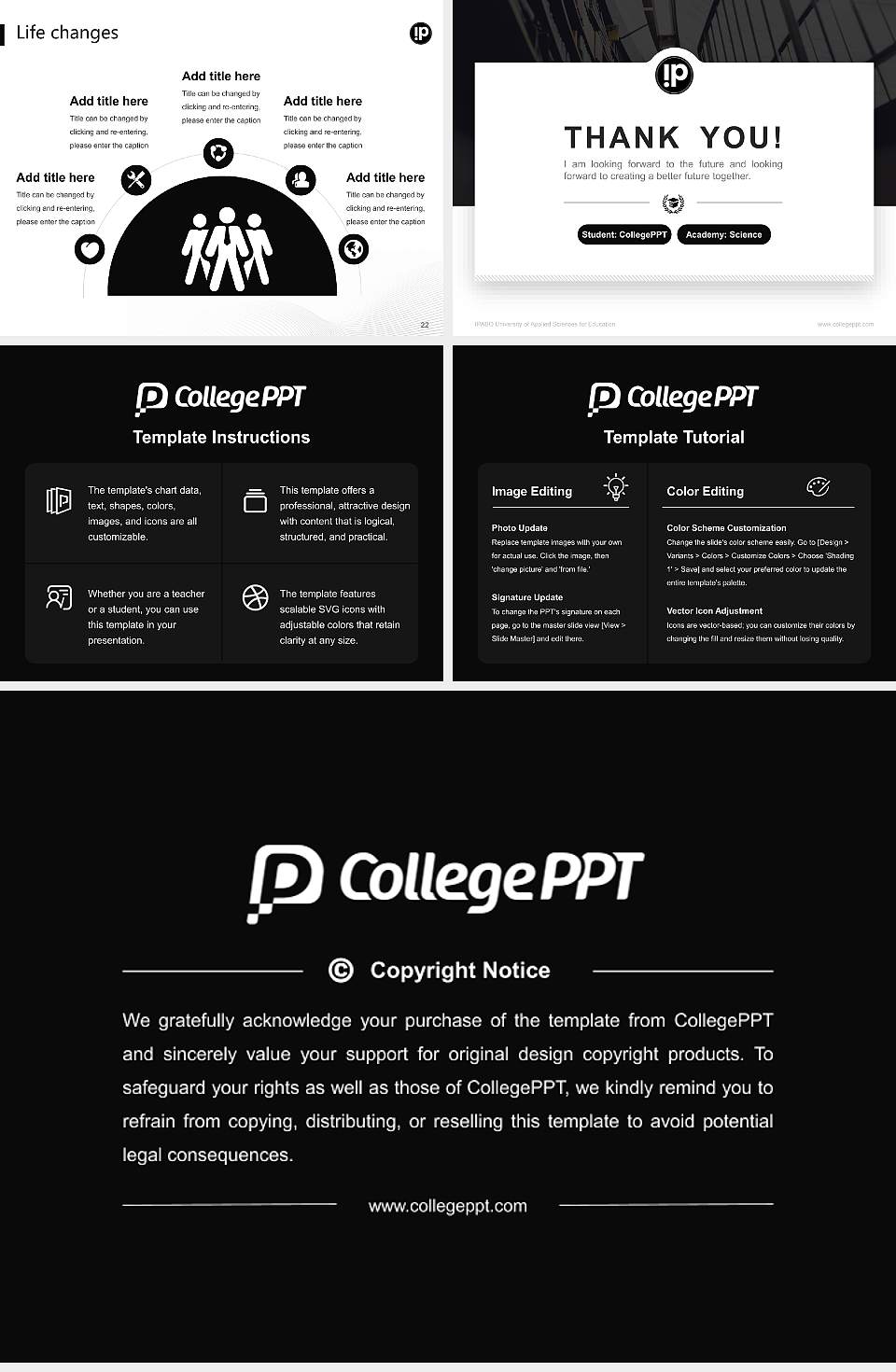 IPABO University of Applied Sciences for Education National Scholarship Defense PPT Template4:3 ratio PPT effect preview image4