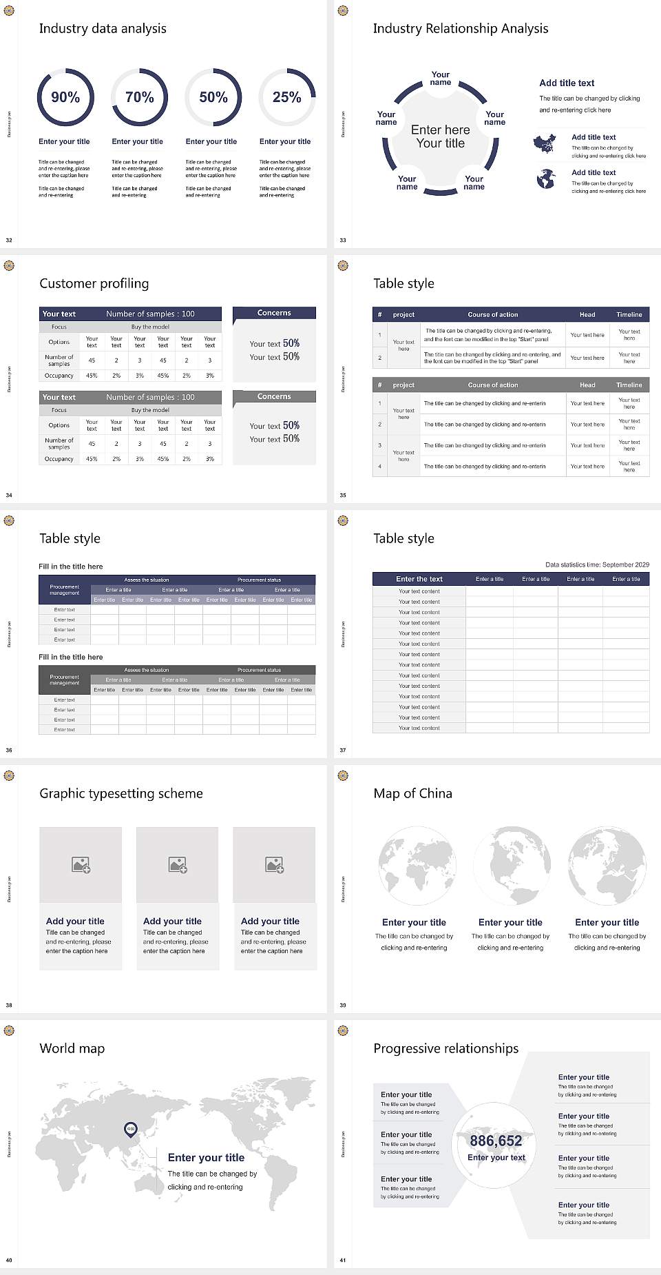 AURO University of Hospitality and Management Competition/Entrepreneurship Contest PPT Template4:3 ratio PPT effect preview image5