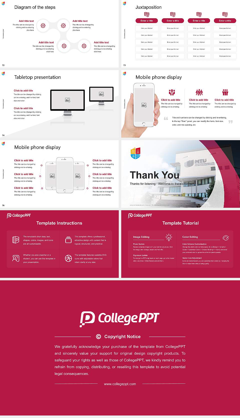 Munster Technological University Competition/Entrepreneurship Contest PPT Template16:9 ratio PPT effect preview image9