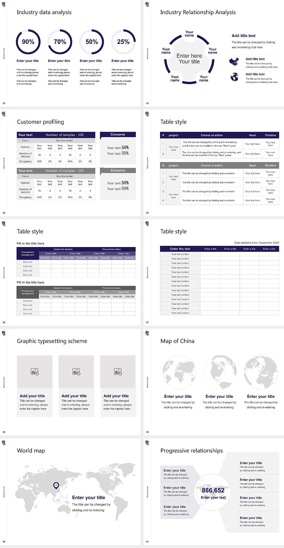 Charles Darwin University Competition/Entrepreneurship Contest PPT Template4:3 ratio PPT effect preview image5