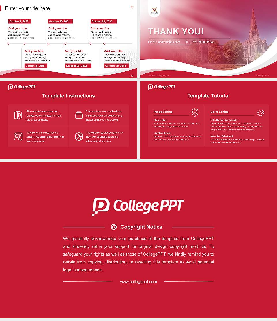 Saint Patrick’s College, Maynooth Lecture Sharing and Networking Event PPT Template16:9 ratio PPT effect preview image4