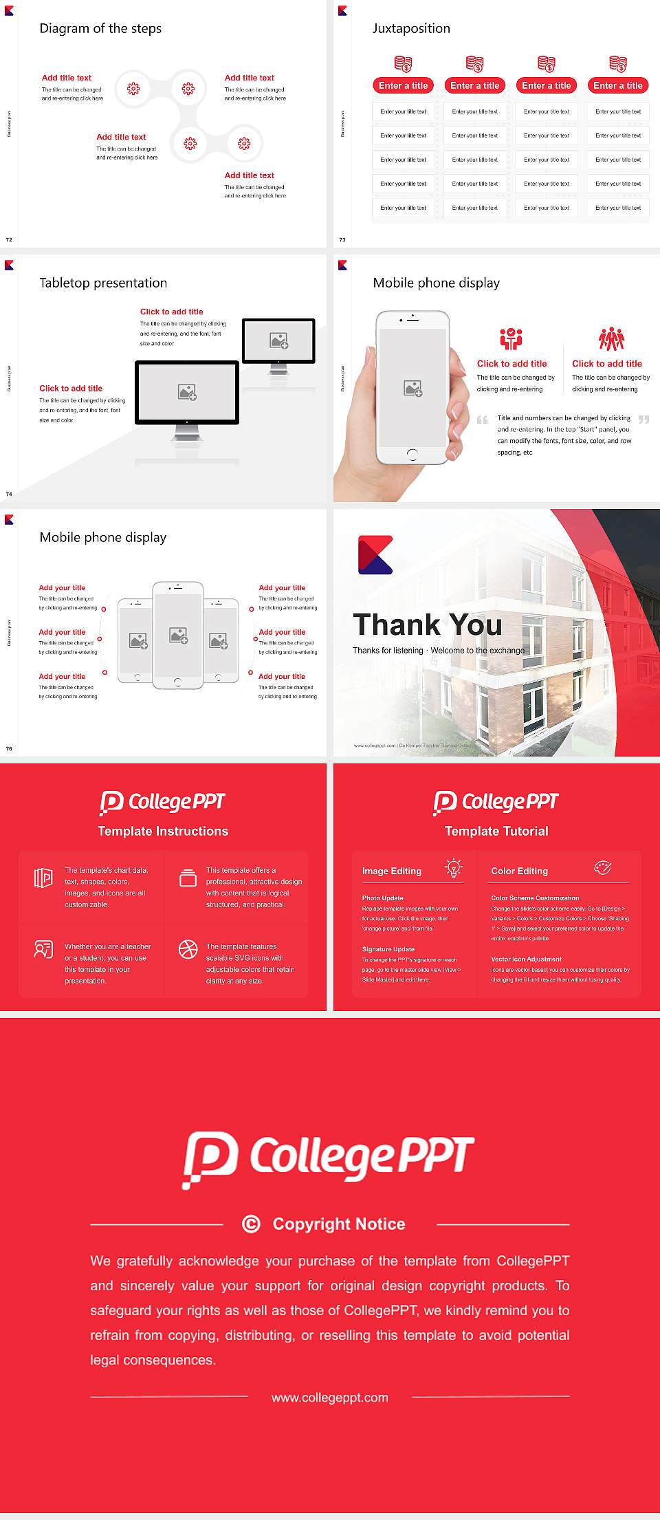 De Kempel Teacher Training College Competition/Entrepreneurship Contest PPT Template4:3 ratio PPT effect preview image9